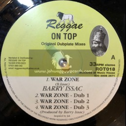 Reggae On Top-12"-War Zone / Barry Issac