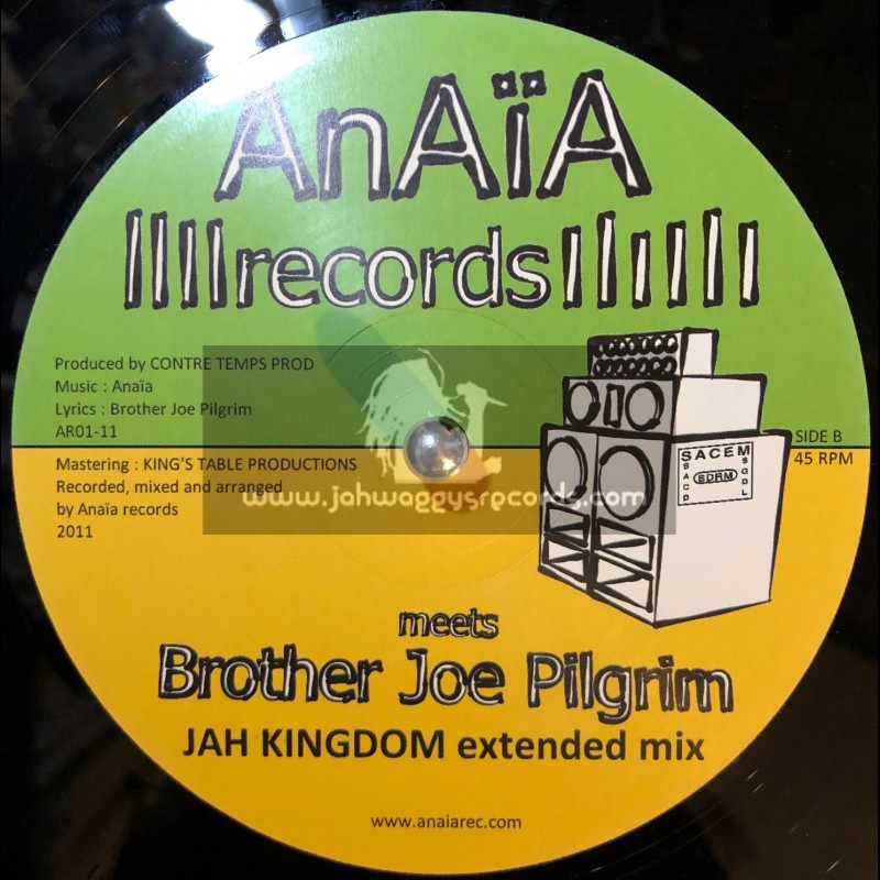 Anaia Records-12"-Jah Kingdom + Faith / Brother Joe Pilgrim