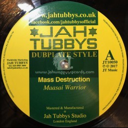 Jah Tubbys-10"-Mass Destruction / Maasai Warrior + Red Riddim / Eleven.