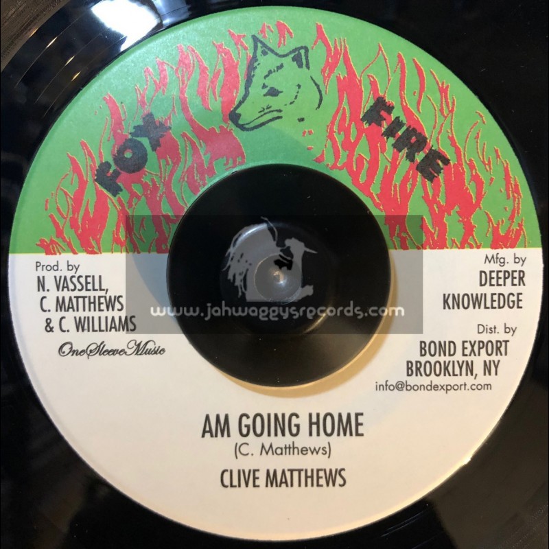 Fox Fire Records-7"-Am Going Home / Clive Matthews