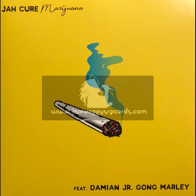VP Records-7"-Marijuana / Jah Cure Ft. Damian Jr. Gong Marley