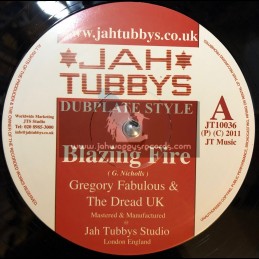 Jah Tubbys-10"-Blazing Fire + Space Rockers / Gregory Fabulous