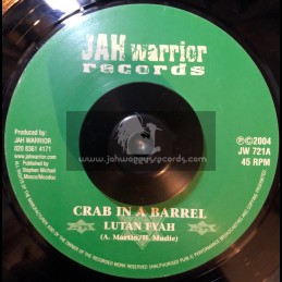 Jah Warrior Records-7"-Crab In A Barrel / Lutan Fyah