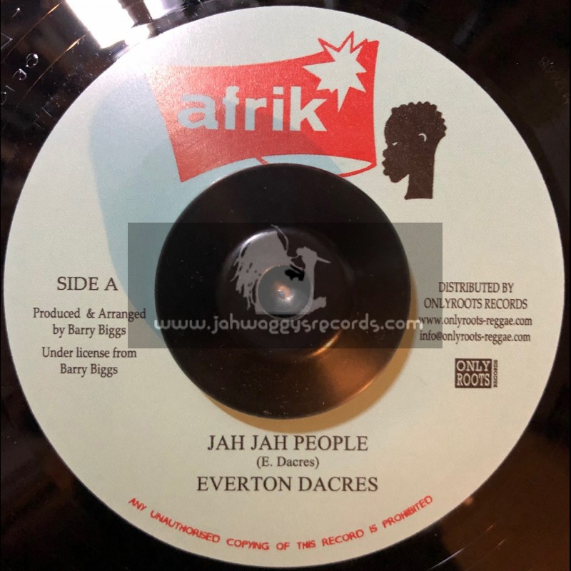 Afrik-7"-Jah Jah People / Everton Dacres + Jah People Time / Stereophonics