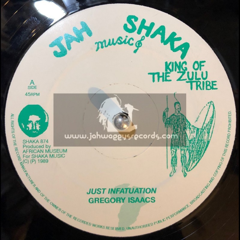 Jah Shaka Music-12"-Just Infatuation / Gregory Isaacs