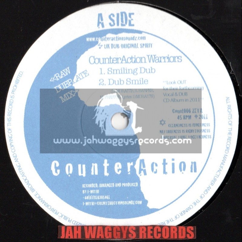 CounterAction-10"-Smiling Dub/CounterAction Warriors +  Macka / Jah Mystic