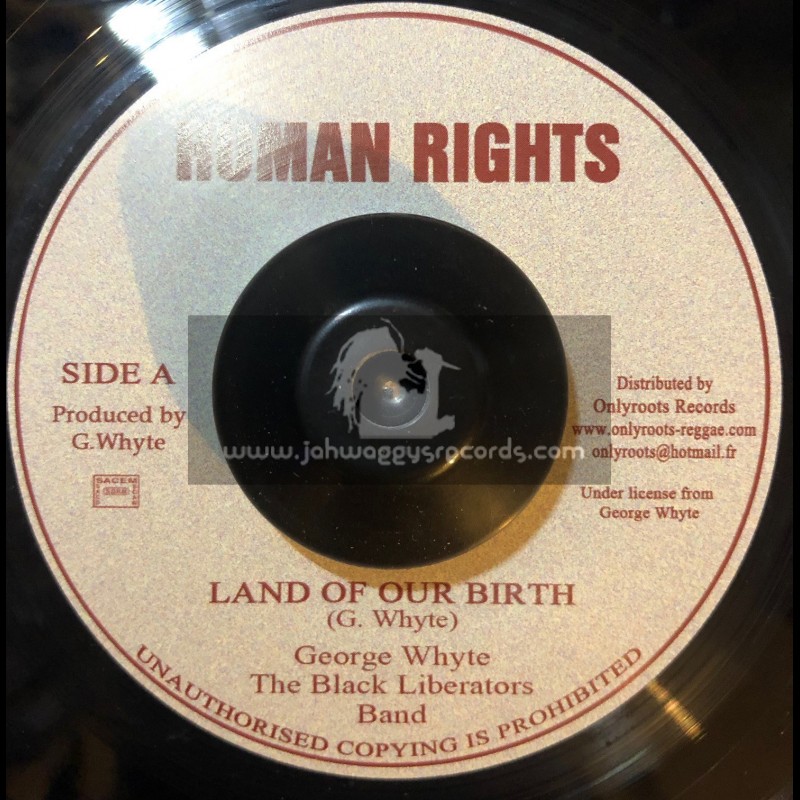 Human Rights-7"-Land Of Or Birth / George Whyte 