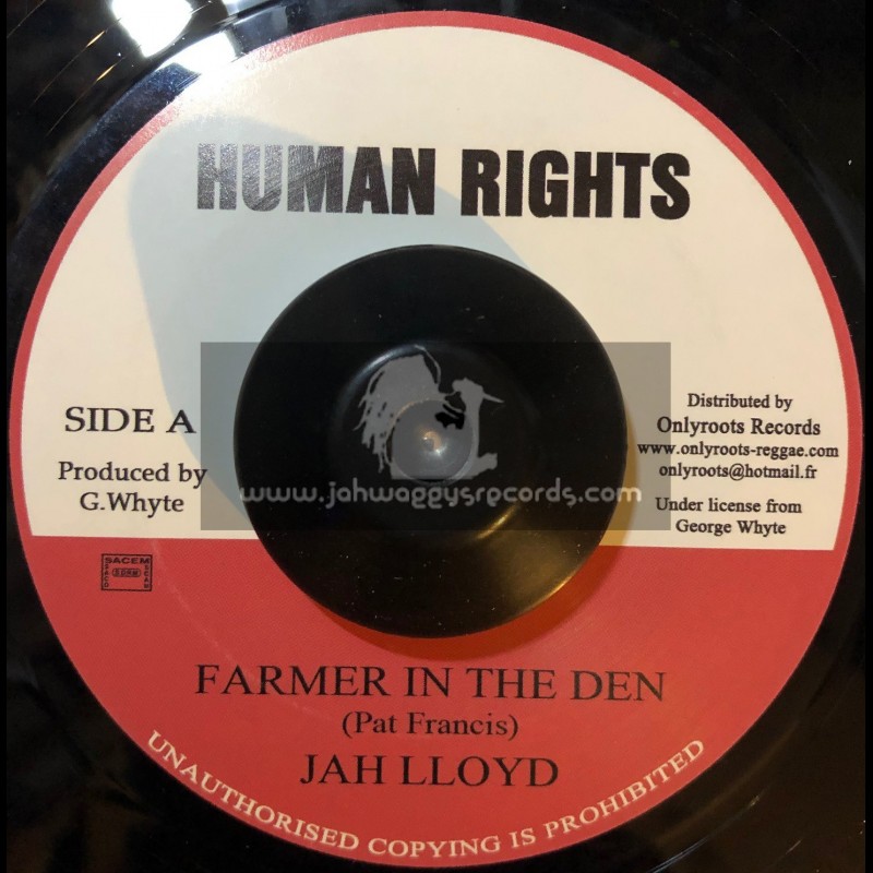 Human Rights-7"-Farmer In The Den / Jah Lloyd