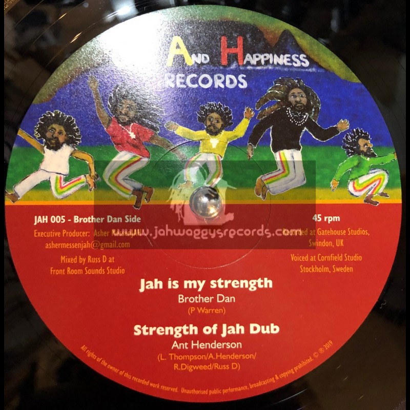 Joy And Happiness Records-12"-Jah Is My Strength / Brother Culture + Jah Praises / Sattalite