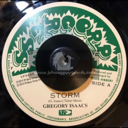 Progress-VP Records-7"-Storm / Gregory Isaacs + Leggo Dub / Ossie All Stars
