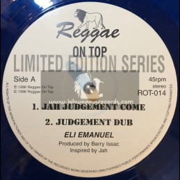 Reggae On Top-12"-Jah Judgement Come / Eli Emanuel 