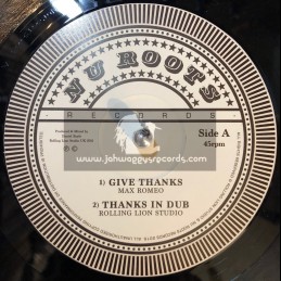 Nu Roots Records-12"-Give Thanks / Max Romeo