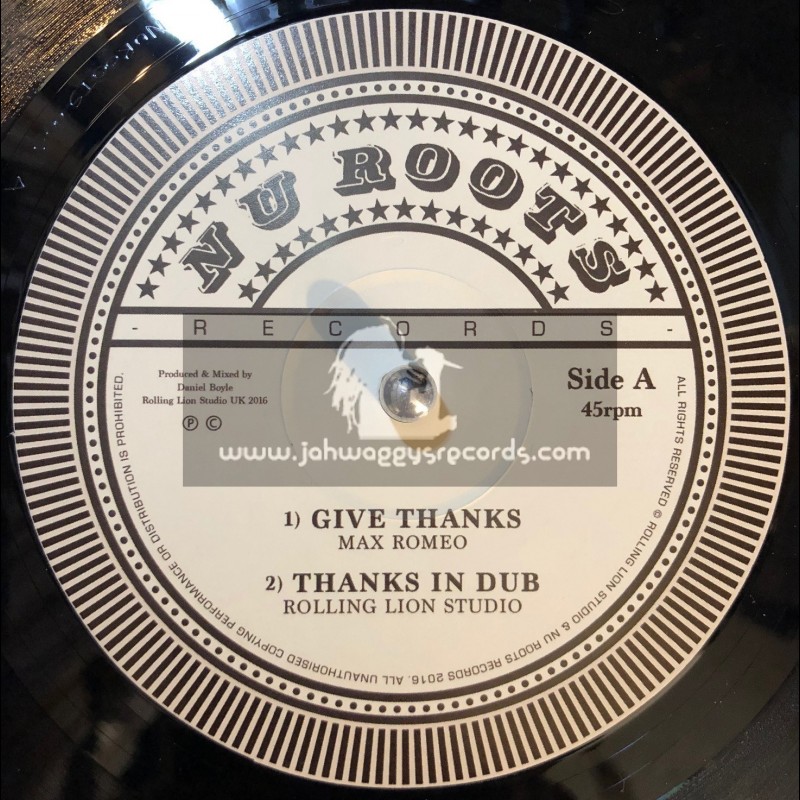 Nu Roots Records-12"-Give Thanks / Max Romeo