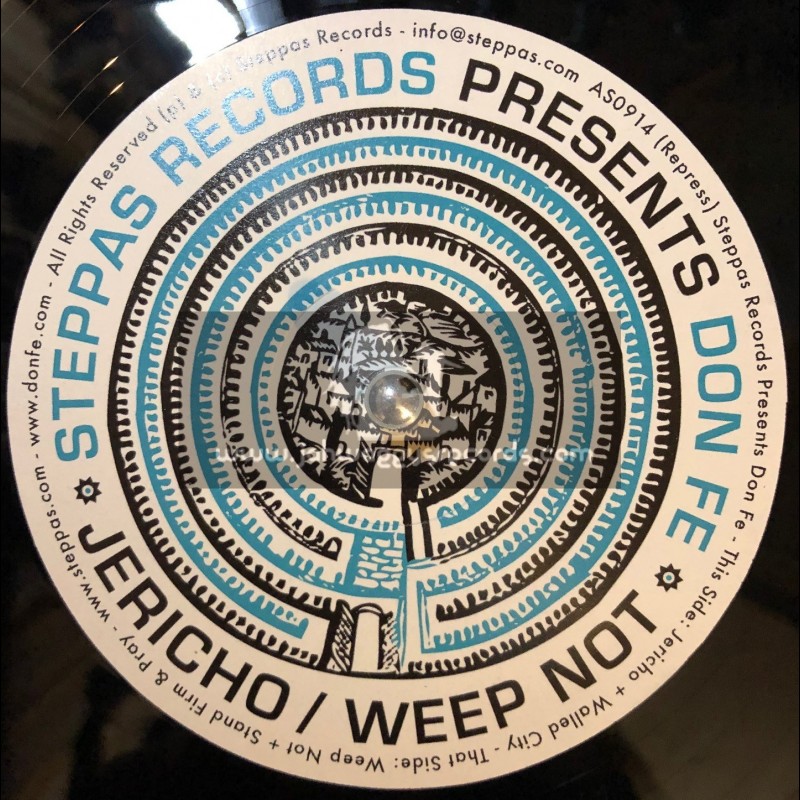 Steppas Records-12"-Jericho + Weep Not / Don Fe 