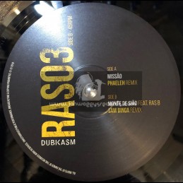 Rastrumentals-10"-Monte De Sião (Sam Binga Remix) + Missão (Phaeleh Remix) / Dubkasm