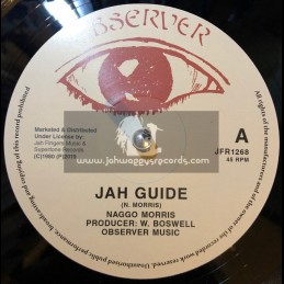 Observer-Jah Fingers-12"-Jah Guide / Naggo Morris + Give Her My Love / The Observer