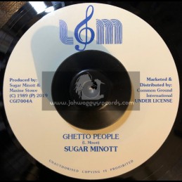 L&M Record Co-7"-Ghetto People / Sugar Minott