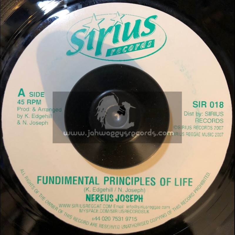Sirus Records-7"-Fundimental Principles Of Life / Nereus Joseph (2007)