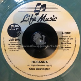 Life Music-7"-Hosanna / Glen Washington