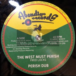 Abendigo Records-12"-The West Must Perish / Fred Locks + Africa Is On the Move / Earl Sixteen