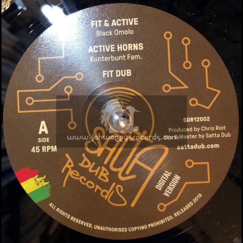 Satta Dub Records-12"-Fit & Active / Black Omolo