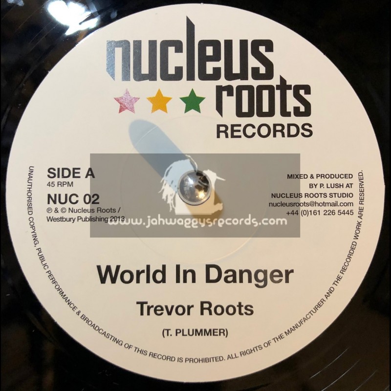 Nucleus Roots Records-7"-World In Danger / Trevor Roots