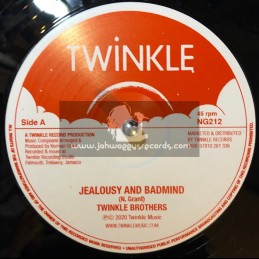 Twinkle Records-12"-Jealousy And Badmind / Twinkle Brothers + Cross Over It / Twinkle Brothers