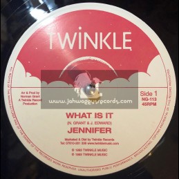 Twinkle Music-12"-What Is It / Jennifer + Do His Works / Jennifer