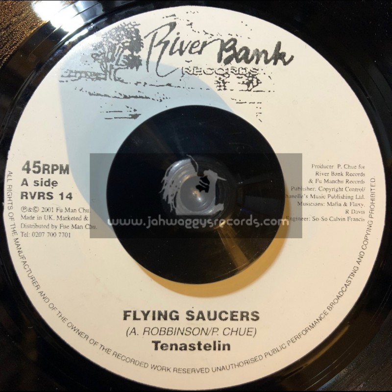 RIVERBANK RECORDS-7"-FLYING SAUCERS / TENA STELIN
