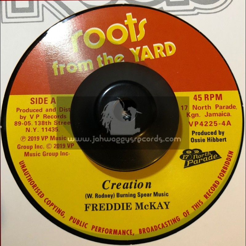 Roots From The Yard-7"-Creation / Freddie Mckay + I Man / Freddie Mckay