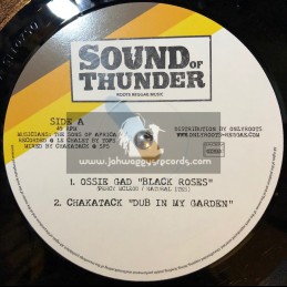 Sound Of Thunder-12"-Black Roses / Ossie Gad + Drifter / Ossie Gad 