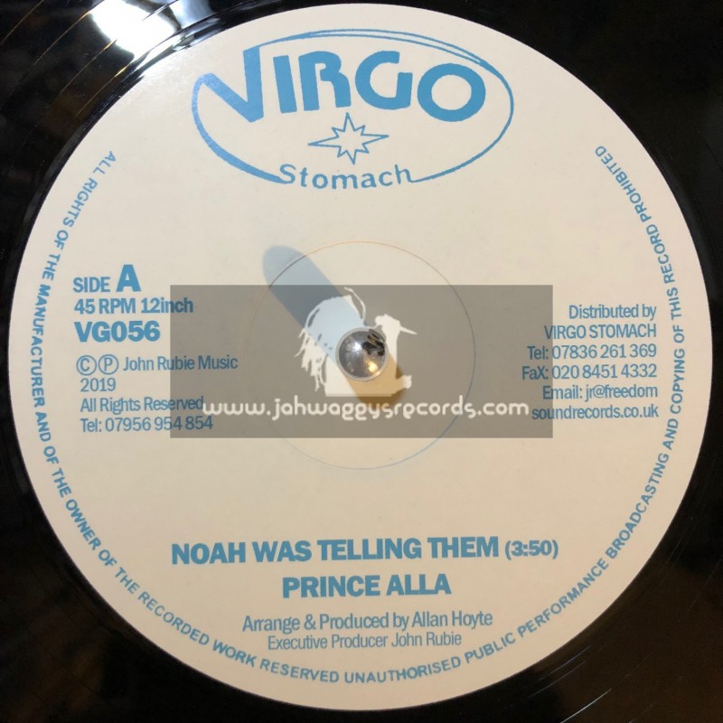 Virgo Stomach-12"-Noah Was Telling Them / Prince Alla