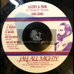 Jah All Mighty-7"-Agony And Pain / King Kong