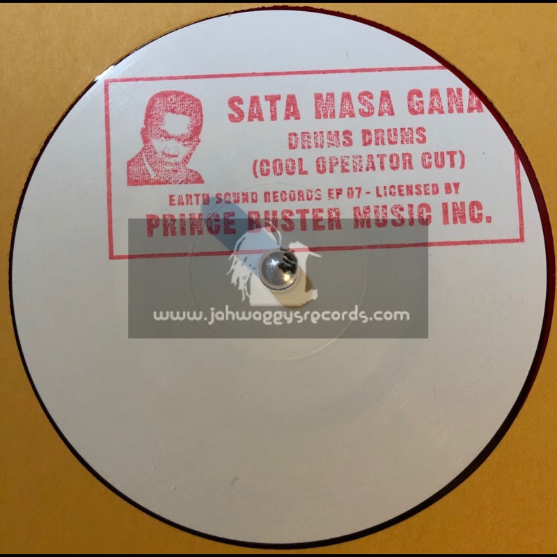 Earth Sound Records-10"-Sata Masa Gana / Prince Buster All Stars + Drums Drums / Prince Buster All Stars
