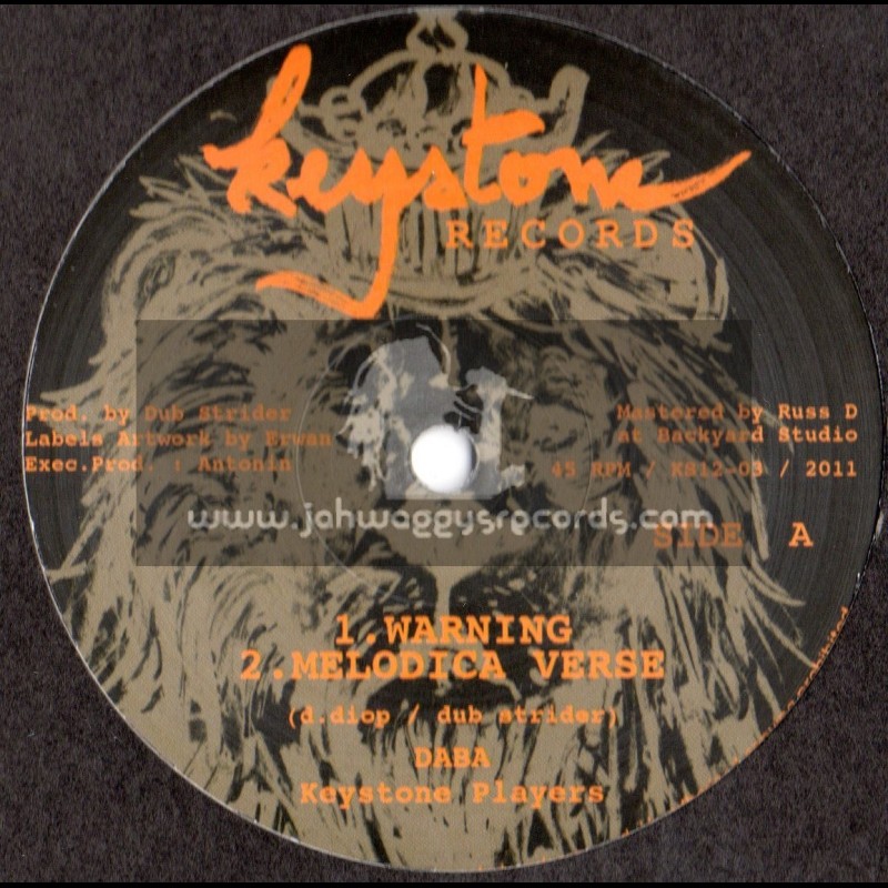 Keystone Records-12"-Warning / daba & The Keystone Players