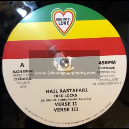 Universal Love-12"-Hail Rastafari / Fred Locks