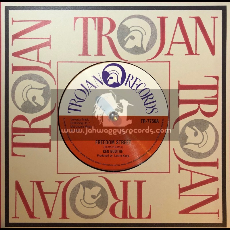 Trojan Records-7"-Freedom Street / Ken Boothe + Guns Of Navarone / Freddie Notes And The Rudies