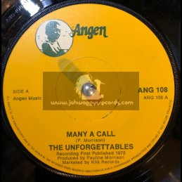 Angen-7"-Many A Call / The Unforgettables