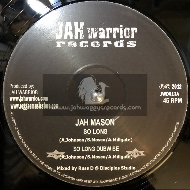 Jah Warrior Records-12"-So Long / Jah Mason + Jungle Warrior / Jah Warrior