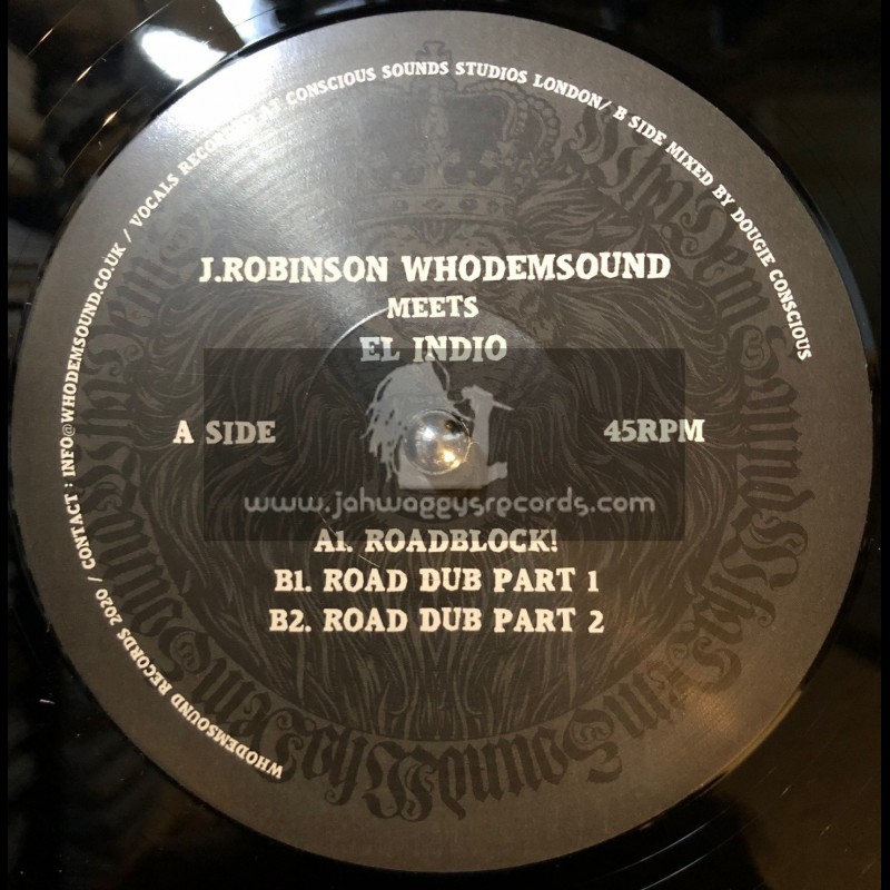 WhoDemSound-10"-Roadblock / J. Robinson Meets El Indio
