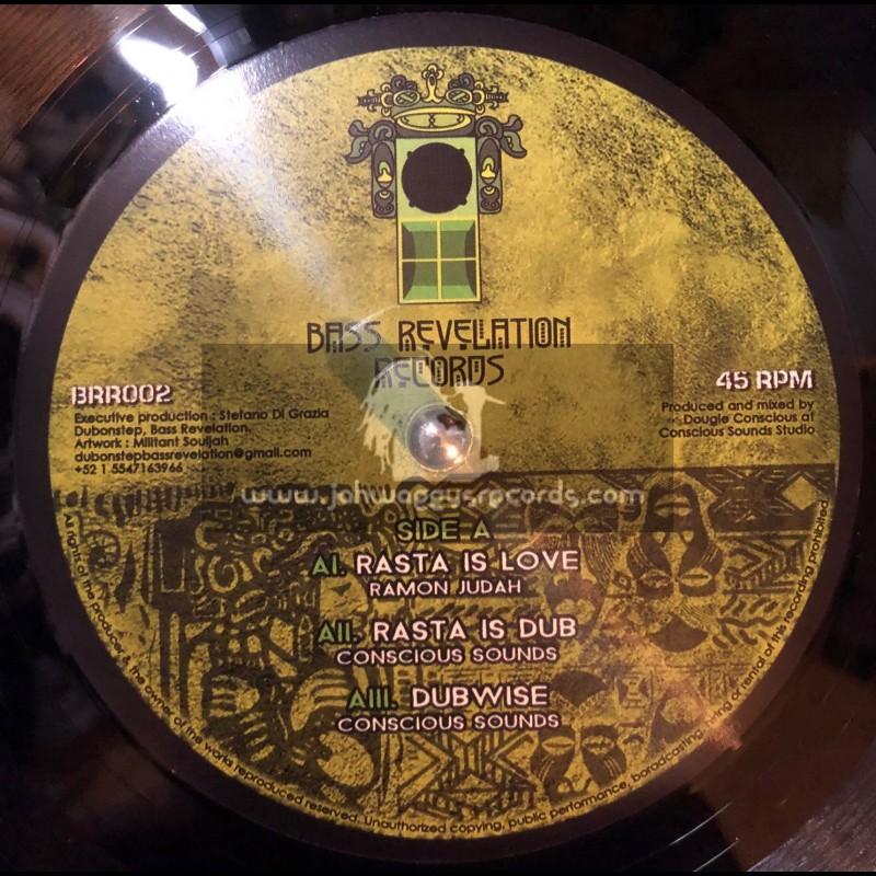 Bass Revelation Records-12"-Rasta Is Love / Ramon Judah + Lion / Ramon Judah
