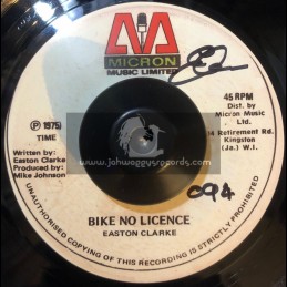 Micron Music Limited-7"-Bike No License / Easton Clarke