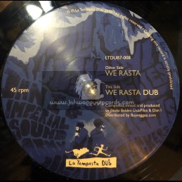 La Tempesta Dub-7"-We Rasta / Paolo Baldini DubFiles Meets Imperial Sound Army Feat. Dan I