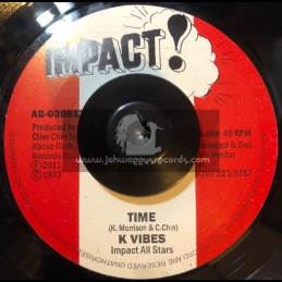 Imact-7"-Time / K Vibes + Time Dub Version / Impact All Stars