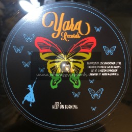 Yara Records-12"-Poly Vinyl Dubplate-Keep On Burning / Clever Lee - Limited 100 Copys