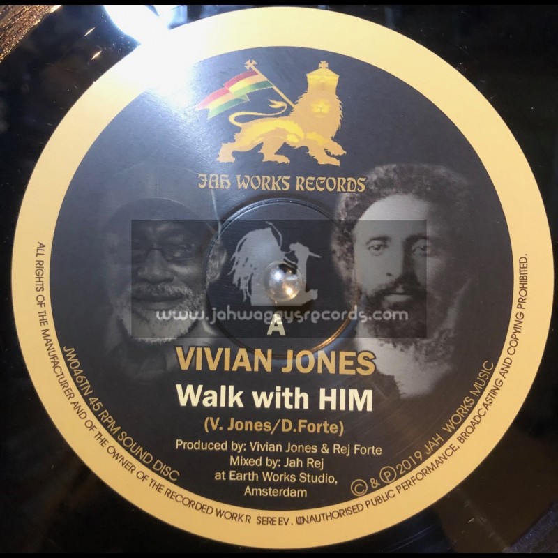 Jah Works Records-10"-Walk With HIM / Vivian Jones + Dub Walk / Jah Rej