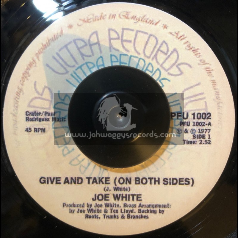 Ultra Records-7"-Give And Take - On Both Sides / Joe White