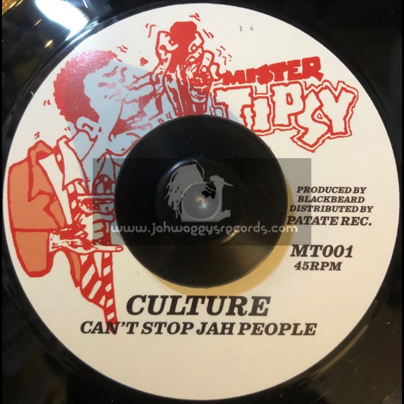 Mister Tipsy-7"-Can't Stop Jah People / Culture - Rough Mix