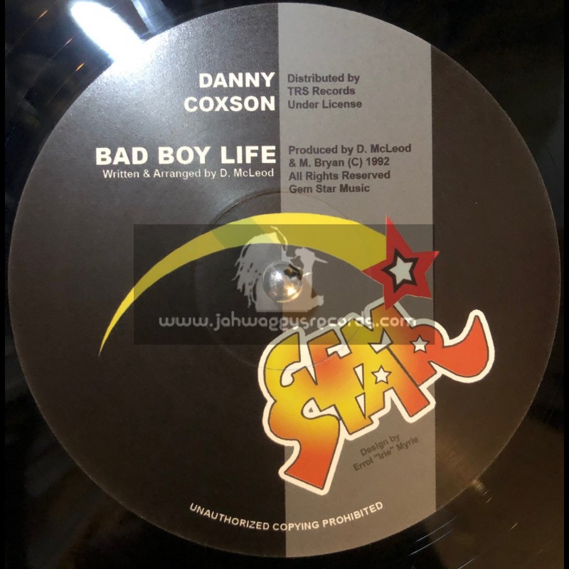 Gem Star-12"-Bad Boy Life / Danny Coxson + Mass Out / Danny Coxson 