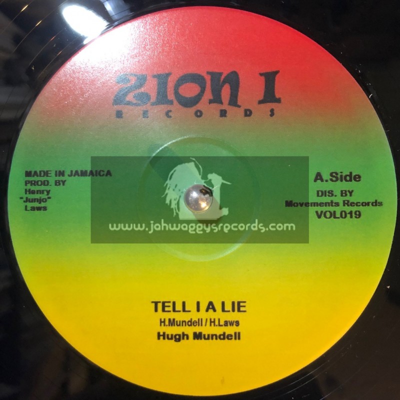 Zion I Records-12"-Tell I A Lie / Hugh Mundell + Jah Music / Hugh Mundell